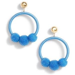 NWT Wrapped & Beaded Statement Earrings